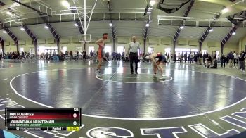 125 lbs Champ. Round 1 - Johnathan Huntsman, Ohio Northern Univerity vs Ian Fuentes, Hiram College