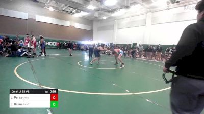 182 lbs Consi Of 32 #2 - Leonardo Perez, Ganesha vs Lucas Billins, Santa Rosa Academy