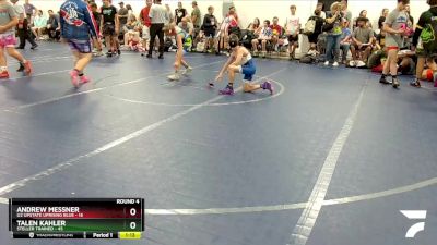 130 lbs Round 4 (8 Team) - Talen Kahler, Steller Trained vs Andrew Messner, U2 Upstate Uprising Blue