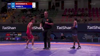 45 kg Repechage #2 - Bekzhan Beishembaev, Kyrgyzstan vs Kedar Kamble, India