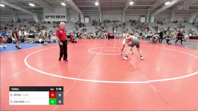 126 lbs Rr Rnd 2 - Devon Miller, Team Thunder vs Dominic Kemble, Ohio Titan Blue