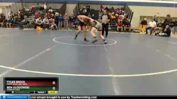 145 lbs Cons. Round 3 - Tyler Brock, White Bear Lake Area vs Ben Glogowski, Mankato East
