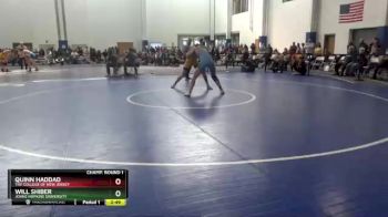 197 lbs Champ. Round 1 - Quinn Haddad, The College Of New Jersey vs Will Shiber, Johns Hopkins University