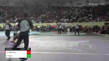 107 lbs Semifinal - Coty Sessions, Purcell vs Peyton Hand, Choctaw