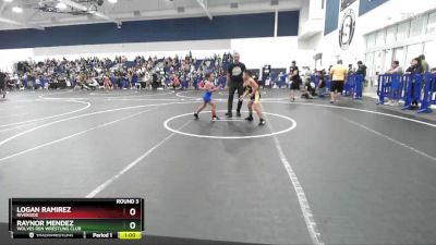 66-75 lbs Round 3 - Logan Ramirez, Riverside vs Raynor Mendez, Wolves Den Wrestling Club