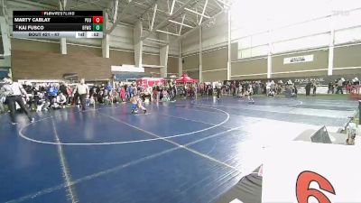 47 lbs Semifinal - Marty Cablay, Pounders vs Kai Fusco, Bonners Ferry Wrestling Club