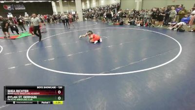 120 lbs Champ. Round 2 - Shea Richter, Berge Elite Wrestling Academy vs Dylan St. Germain, MN Elite Wrestling Club