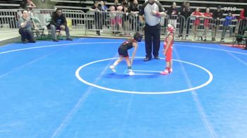 41 lbs Semifinal - Eliana Roman, Roman Legion vs Lyanna Diaz, Cordoba Trained