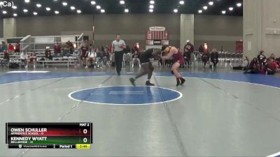 184 lbs Round 3 (4 Team) - Kennedy Wyatt, Bellarmine vs Owen Schuller, Apprentice School