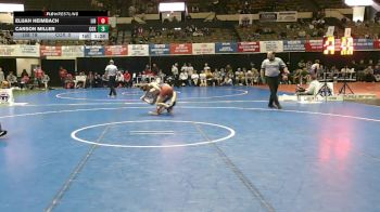 126 lbs Quarters & Wb (16 Team) - Carson Miller, Cox vs Elijah Heimbach, Liberty