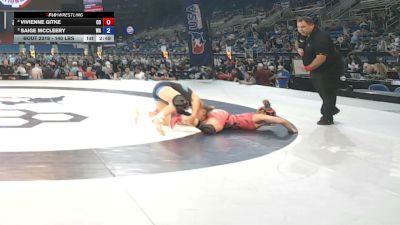 140 lbs Cons. Quarters - Vivienne Gitke, Colorado vs Saige McCleery, Washington