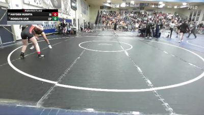 120 lbs Champ. Round 2 - Roselyn Uce, Poly/Long Beach vs Hayden Huerta, Rosary Academy