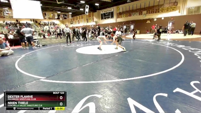 93 lbs Semifinal - Dexter Flahive, Fallbrook Wrestling Club vs Nixen ...