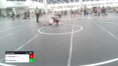 109 lbs Quarterfinal - Reanna Spangler, Maize WC vs Mariana Andrews, Mat Demon WC