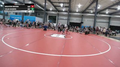 90 lbs Quarterfinal - Braxton Brown, Oldtown vs Colin Shorts, New Castle