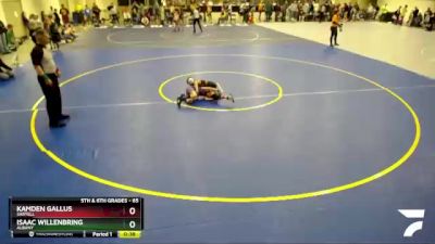 65 lbs Semifinal - Isaac Willenbring, Albany vs Kamden Gallus, Sartell