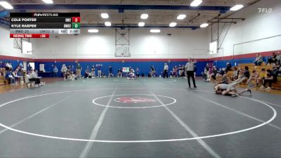 174 lbs Finals (2 Team) - Cole Porter, Baldwin Wallace(2) vs Kyle Rasper, Wisconsin-Oshkosh(2)