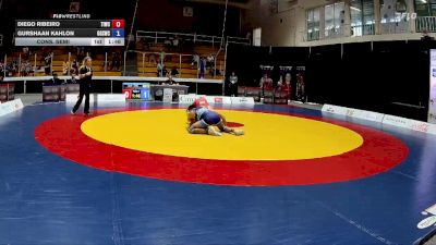 71kg Cons. Semi - Diego Ribeiro, Team Impact Wrestling Club vs Gurshaan Kahlon, Guru Gobind Singh Wrestling Club