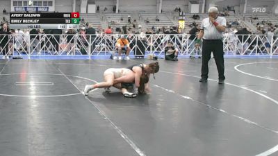 145 lbs Rr Rnd 2 - Avery Baldwin, Roughnecks - HSG vs Emily Beckley, She Kong - HSG