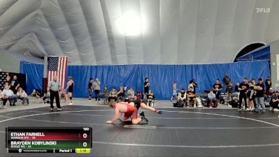 190 lbs Round 1 (8 Team) - Ethan Farnell, Warrior RTC vs Brayden Kobylinski, Rogue WC