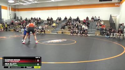 192-205 lbs Round 2 - Gunnar Novak, Prairie, Cedar Rapids vs Nick Ellett, Clear Creek-Amana