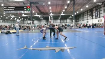 165 lbs 1 - Brock Smith, EASTERN CAROLINA WRESTLING ACADEMY vs Max Edwards, GROUND UP USA
