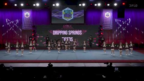 Dripping Springs Tigers [2022 Mitey Mite Show Cheer 1] 2022 Pop Warner National Cheer & Dance Championship