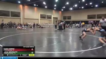 140 lbs Finals (2 Team) - Luca Comas, Tennessee Red vs John Bramlett, Tennessee Black