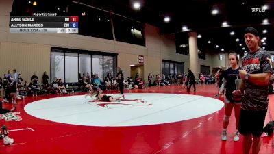 138 lbs Cons. Semi - Ariel Goble, Mayhem WC vs Allyson Marcos, Elevation Wrestling Club