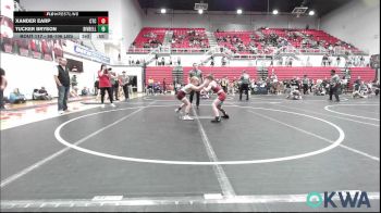 75 lbs Quarterfinal - Ayden Barnard, ARDMORE TAKEDOWN CLUB vs Ledger Rother, Rough Riders