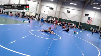 111-122 lbs Cons. Round 3 - Allie Oligmueller, Husky Wrestling Club vs Teaghen Boozell, Team Garcia