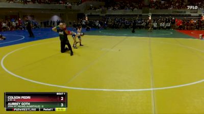 45 lbs Semis (4 Team) - Colson Pedri, K-M vs Aubrey Goth, STMA (St. Michael/Albertville)