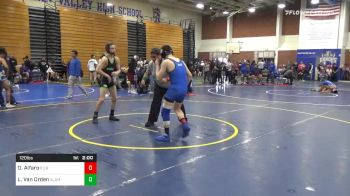 120 lbs Prelims - Oscar Alfaro, Gilroy vs Luke Van Orden, Slam Academy