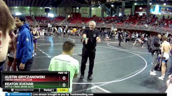 117 lbs Champ. Round 1 - Keaton Kuchar, Battle Creek Brave Elite vs Austin Gryczanowski, Trojan Wrestling Club