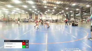 195 lbs Rr Rnd 2 - Ben Velasquez, Powerbomb vs Jude Bremigen, Buffalo Valley Black HS