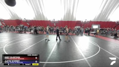 152 lbs Cons. Round 1 - Andy Eilertson, Hudson High School Wrestling vs Austin Schmidt, Victory School Of Wrestling