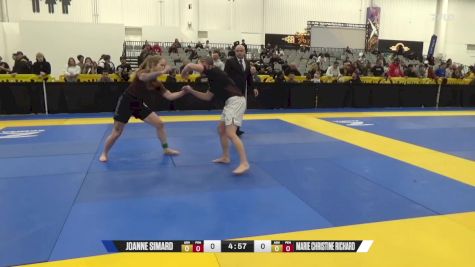 Marie Christine Richard vs Joanne Simard 2024 World IBJJF Jiu-Jitsu No-Gi Championship