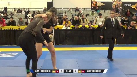 Mary E Sanders vs Amy Erin Bienert 2024 World IBJJF Jiu-Jitsu No-Gi Championship