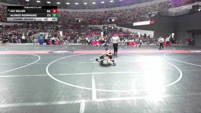 81 lbs Champ. Round 2 - Alonzo Rodriguez, B.A.M Training Center vs Jax Miller, Mollitium