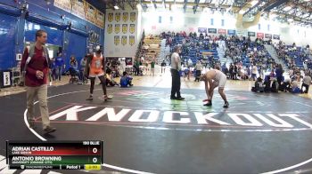 190 Blue Round 2 - Antonio Browning, University (Orange City) vs Adrian Castillo, Lake Gibson