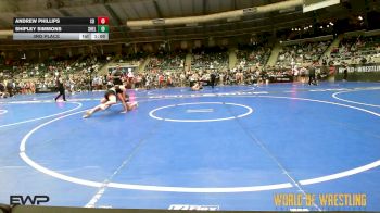 160 lbs 3rd Place - Andrew Phillips, ISI Wrestling Club vs Shipley Simmons, Shelton Wrestling Academy