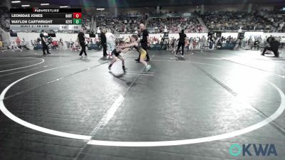 66 lbs Round Of 16 - Leonidas Jones, Bartlesville Wrestling Club vs Waylon Cartwright, Keystone Kids Wrestling Club