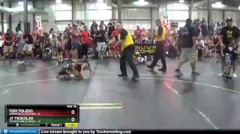49 lbs Semis & 1st Wrestleback (8 Team) - Tom Toledo, American Gladiators vs JT Tsokolas, Untouchables White
