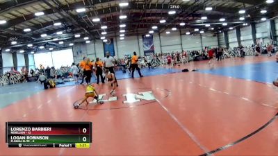 56 lbs Rd# 9- 2:15pm Saturday Final Pool - Logan Robinson, Florida Elite vs Lorenzo Barbieri, Rebellion