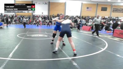 152 lbs Round Of 16 - Ava Eddy, Franklin County vs Matilda Tote, Bunnell