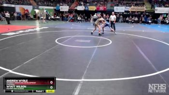 112 lbs Cons. Round 1 - Andrew Wyble, Student Wrestling Development Program vs Wyatt Wilson, Palmer High School