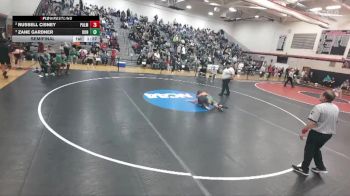 114 lbs Semifinal - Zane Gardner, Donegal Hs vs Russell Cisney, Palmyra Area Hs