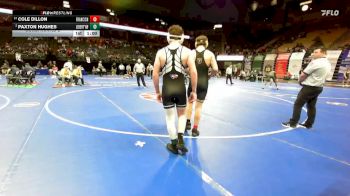 157 Class 4 lbs Cons. Round 2 - Cole Dillon, Francis Howell North vs Paxton Hughes, Liberty (Wentzville)
