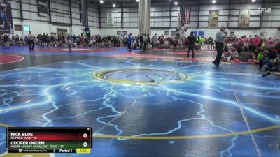 165 lbs Placement Matches (8 Team) - Cooper Ogden, MOORE COUNTY BRAWLERS - GOLD vs Nick Blue, NC PRIDE ELITE