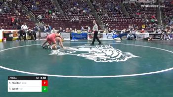 220 lbs Consolation - Savauri Shelton, Bermudian Springs vs Robbie West, Fort Cherry